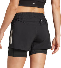 Own The Run ClimaCool 2 In 1 Womens Running Shorts - Black
