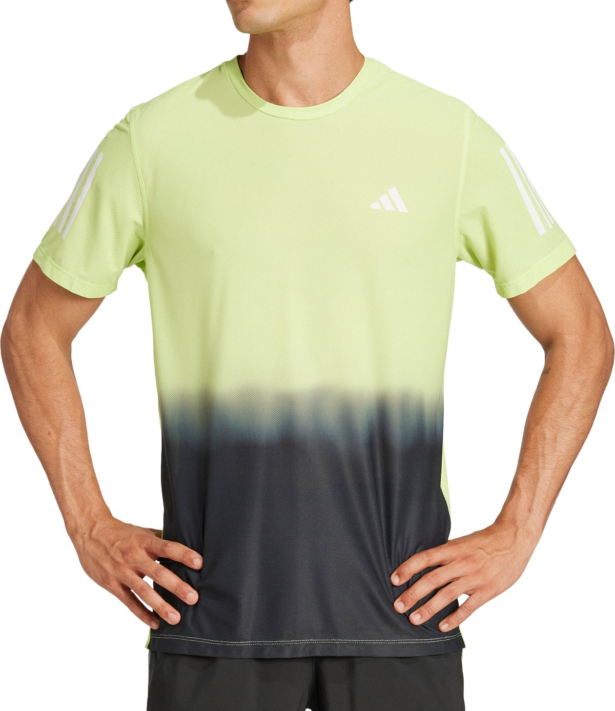 Own The Run ClimaCool Short Sleeve Mens Running Top - Green