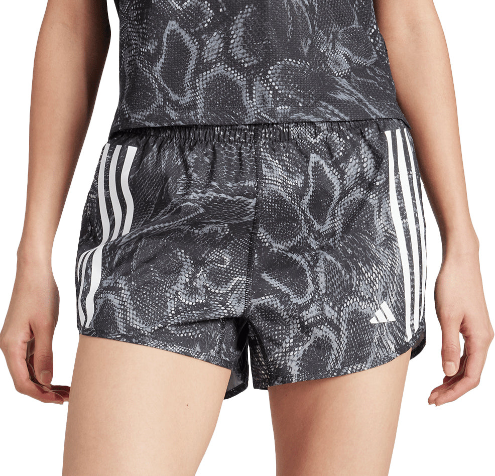 Own The Run Excite AeroReady 4 Inch Womens Running Shorts - Black