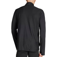 Own The Run Half Zip Long Sleeve Mens Running Top - Black