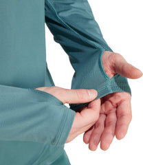 Own The Run Half Zip Long Sleeve Mens Running Top - Green