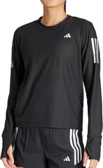 Own The Run Long Sleeve Womens Running Top - Black