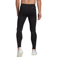 Own The Run Mens Long Running Tights - Black