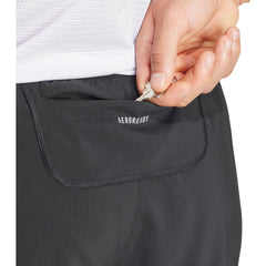 Own The Run 7 Inch Mens Running Shorts - Black