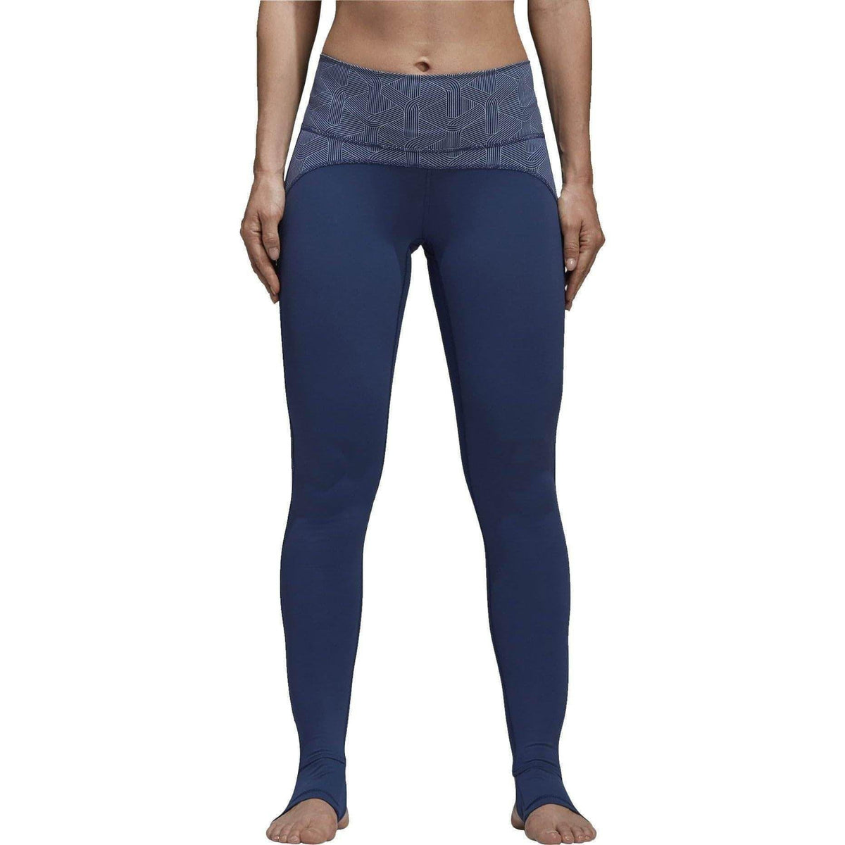 Believe This High Rise Womens Long Yoga Tights - Blue
