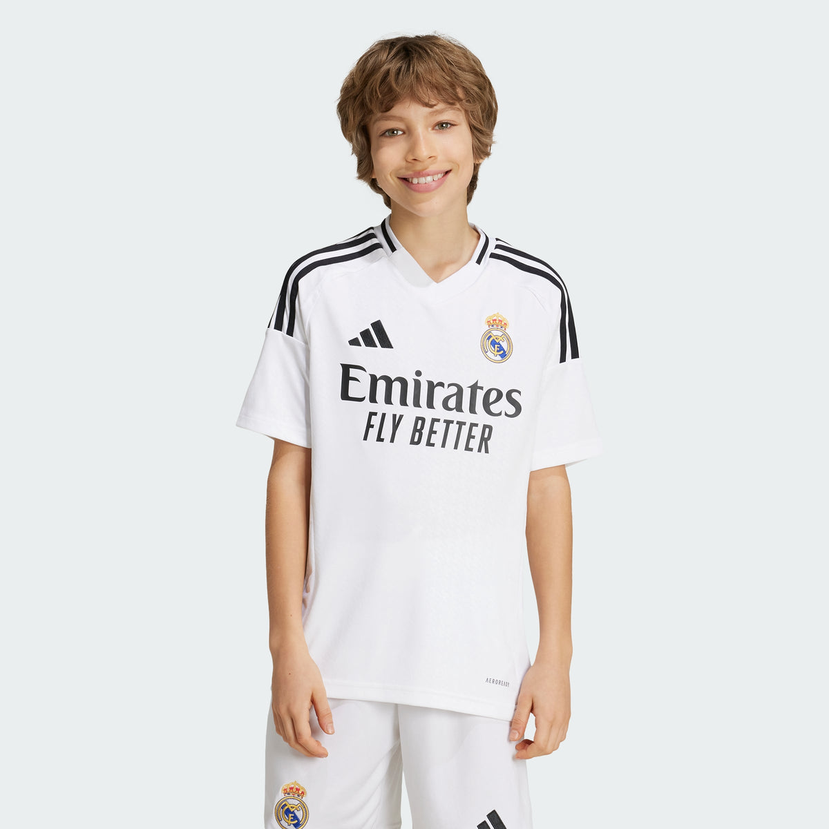 Kids' Real Madrid 24 25 Home Jersey Kids