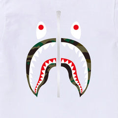 BAPE 1st Camo Shark Tee 'White/ Green'
