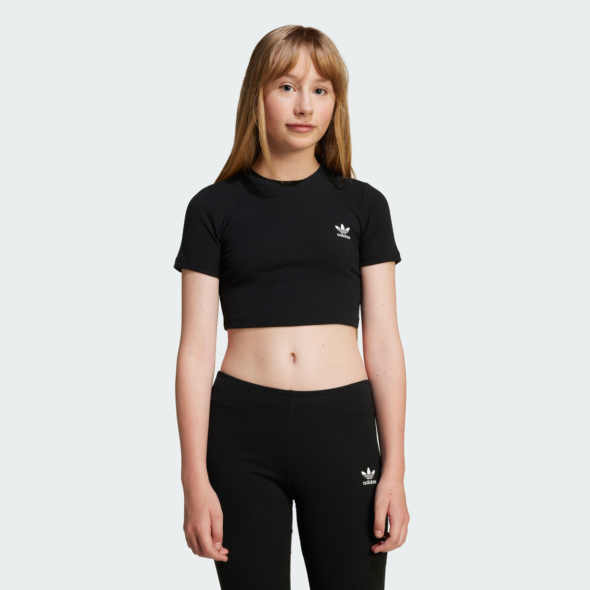 Kids' Ribbed Crop Tee Kids