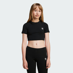 Kids' Ribbed Crop Tee Kids