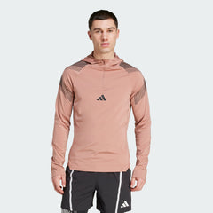 Men's Pro-Series Quarter Zip Hooded Track Jacket