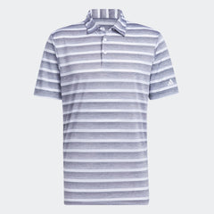 Men's Two-Color Striped Polo Shirt