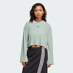 Women's Essentials Wide Rib Long Sleeve Tee