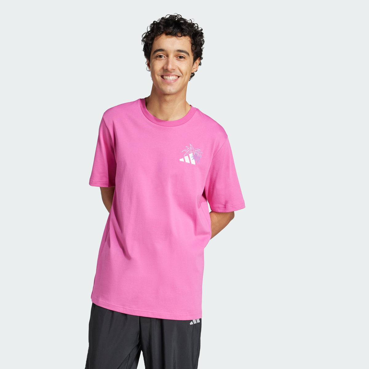 Men's Lounge Pastel Embroidery Graphic Tee