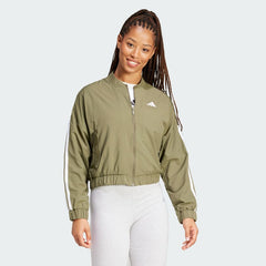 Women's Essentials 3-Stripes Lifestyle Woven Bomber Jacket