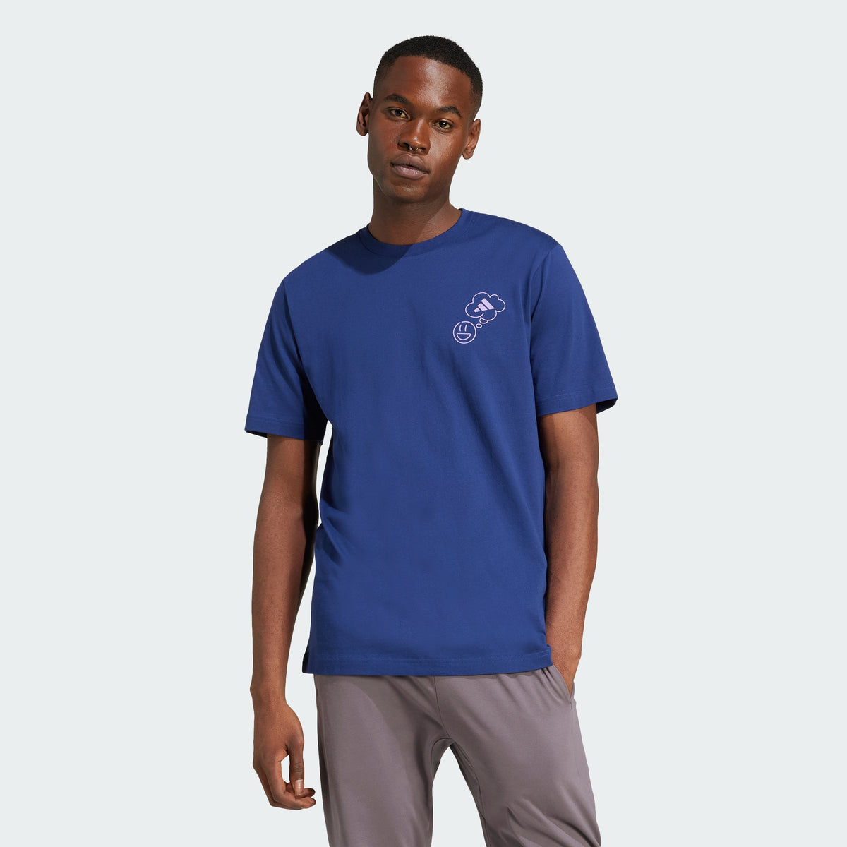 Men's Lounge Verbiage Circle Graphic Tee