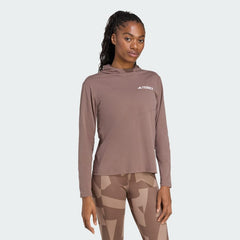 Women's Terrex Multi Climacool Hooded Long Sleeve Top