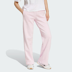 Women's Essentials Small Logo Feel Cozy Open-Hem Pants