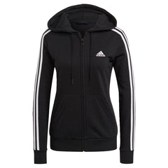Women's Essentials French Terry 3-Stripes Full-Zip Hoodie